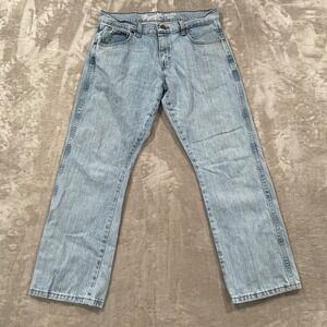 Wrangler Jeans Mens 32x30 Blue Retro Relaxed Bootcut Denim Western Cowboy Rodeo